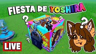 FIESTA de YOSHIRA No.8  #felicidades #parkour #live #yoshira #fiesta #roblox #live