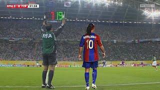 6 Times Ronaldinho Gaúcho Substituted & Changed The Game