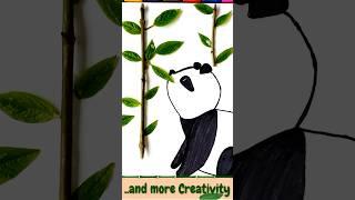 simple panda drawing | how to draw panda | baby panda drawing  #cutepanda #howtodraw #kidsart