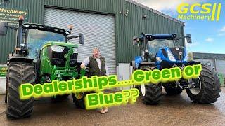 Why is the GCS Hire fleet turning Blue.........John Deere Vs New Holland