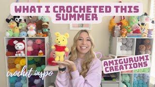 what i crocheted this summer / amigurumi & crochet accessories