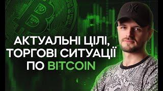 Огляд та прогноз по Bitcoin. Розбір актуальних торгових ситуацій.