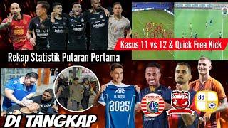 Pelaku P*m*kulan Di Tangkap Rekap Putaran Pertama 11 vs 12 & Quick Free Kick TRANSFER TERBARU