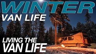 Sub-Zero Winter Weather in A Van | Winter Van Life | Living The Van Life