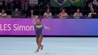 Simone Biles USA FX TF Worlds 2023 - 15.166 