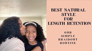 Natural hair routine for hair growth | No protective styles | Simple and affordable