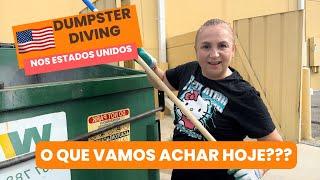 DUMPSTER -  SEMPRE TEM COISA, INACREDITÁVEL TUDO QUE ENCONTREI HOJE NO LIXO DASS LOJAS AMERICANAS