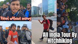 All India Travel | Day- 1| All India Tour | Hitchhiking | Travel Without Money | Gurgaon To Jaipur