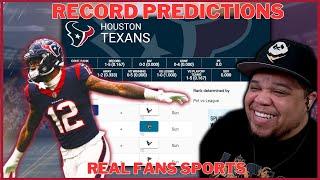 HOUSTON TEXANS || 2024-2025 NFL SEASON PREDICTIONS | GAME BY GAME || REAL FANS SPORTS