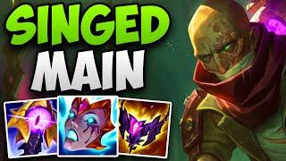 SINGED ADC MAIN IN KOREAN CHALLENGER! | CHALLENGER SINGED BOT GAMEPLAY | Patch 14.23 S14