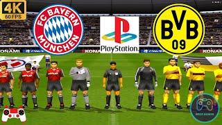 Winning Eleven 2002 Gameplay - Bayern Munich vs Dortmund - Duckstation PS1 on PC  Full Game [4K60]