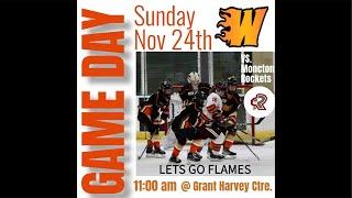 U18 AAA TNT Western Flames vs Moncton Rockets