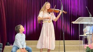 Karolina Protsenko & Her Brother perform "Who Am I"