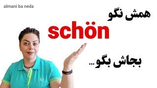 همش نگو در زبان آلمانی schön , بجاش بگو ...‌