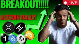 Bitcoin Hits All Time High!!! ALT COIN SEASON TRIGGERED!!!! CRYPTO LIVESTREAM