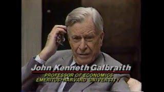 Pt 1* - Wall Street Week **John Kenneth Galbraith** (1989 - Sept 8)