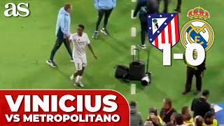 VINICIUS CLASHES with METROPOLITANO CROWD while leaving the pitch