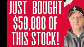 ️ I Just BOUGHT $50,000 Of This Stock TODAY! ️ Best Stocks To Buy Now!