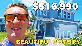 BEAUTIFUL 2-Story New Construction Home! || Seaport Model Home Tour || Harbor Isle, Vero Beach