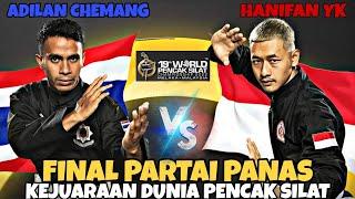 Partai Panas, Hanifan YK (Indonesia) vs Adilan Chemaeng (Thailand) Final kelas D Kejuaraan Dunia