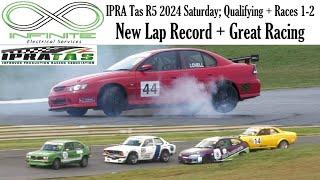 Improved Production Qualifying & Races 1-2 R5 TCRC Baskerville 2024 IPRA Tas great close racing spin