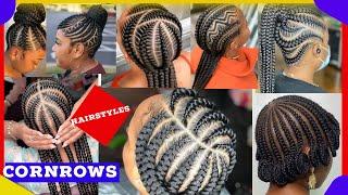 Latest Braids Hairstyles for black women | Ghana weaving braids hairstyles| cornrow hairstyles