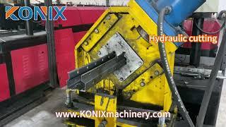 Pallet Rack Omega Upright Roll Forming Machine #rollformingmachine #rollformer #rollformingmill