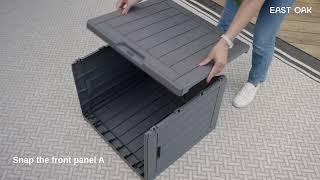 HOW TO_East Oak 31 Gallon Deck Box Installation