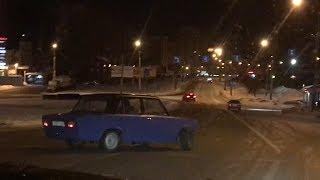 Дрифт на 2106 в городе