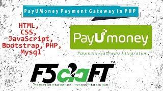 PayUMoney Payment Gateway Integration in PHP | Free Tutorial | Tamil | F5Craft