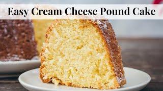 Easy Cream Cheese Pound Cake (Doctored Cake Mix Recipe)