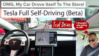 A First Tesla Full Self-Driving (Beta 10.2) Test Drive!