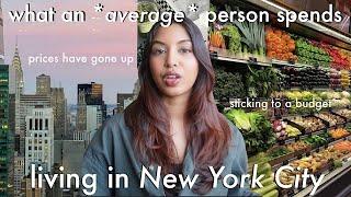 A *REALISTIC* WHAT I SPEND IN A WEEK LIVING IN NYC | sticking to a budget in your mid 20s