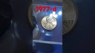 1977-d Penny rare! #lincolnpennies #americancurrency #americancoin #collection