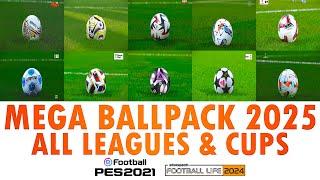 MEGA BALLPACK 2025 FOOTBALL LIFE 24 V2 & PES 2021/AIO #footballlife2024 #pes2021 #ur #mindtuts