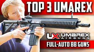 TOP 3 UMAREX .177 Cal Full-Auto BB RIFLES: HK416, MP40, Steel Strike / REVIEW