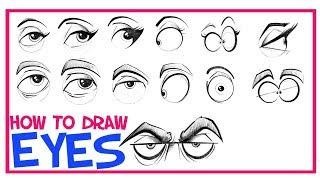 How To Draw Eyes: CARTOONING 101 #4