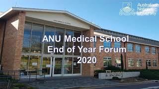 ANU Medical School End of Year Forum 2020