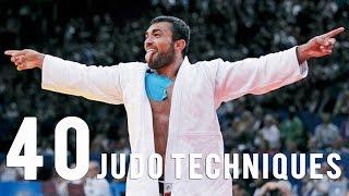 40 Judo Techniques in 5 mn with the Superstars