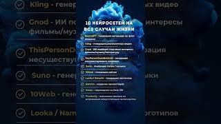 10 нейросетей на все случаи жизни | Обучение нейросетям