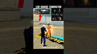 Low Damage Combination  Best Character Combination in Free Fire #srikantaff