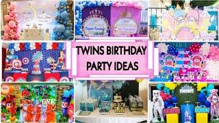 50+Best Twins Birthday Decoration Ideas|Twins Birthday Party|Twins Birthday Theme|Siblings Birthday