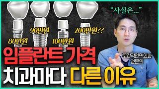 "더이상 속지마세요" l 임플란트 환자 99%가 모르는 임플란트 가격의 비밀