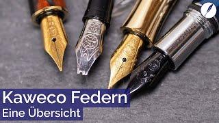 Die Kaweco Federn. Eine Übersicht über das Sortiment