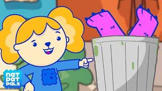 Bear in the bin?!  NatPat Pals | S1 Ep.5 | BRAND NEW Full Episode Kids Cartoon