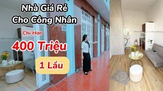 Đẹp lắm️Nhà giá rẻ công nhân 1 lầu chỉ hơn 400 triệu | Phương Hiền Bán Nhà Bình Chánh