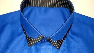 Sewing a designer double collar shirt | shirt collar