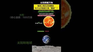 为什么太阳无法照亮漆黑的宇宙？而地球却能被太阳照亮！难道是造物主的特殊安排？ #space #宇宙