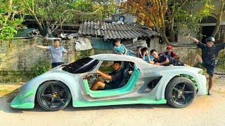 FULL VIDEO .. l built my own Koenigsegg Jesko supercar for my dad's birthday