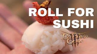 Roll for Sushi: The Crown of Karsus (BG3 sushi)